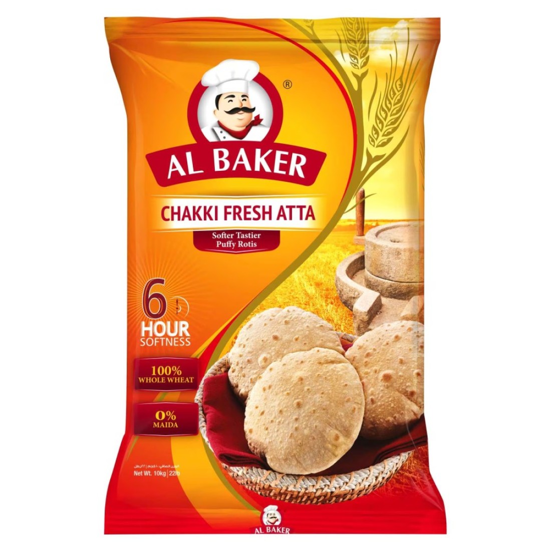 Al Baker Chakki Fresh Atta, 10kg