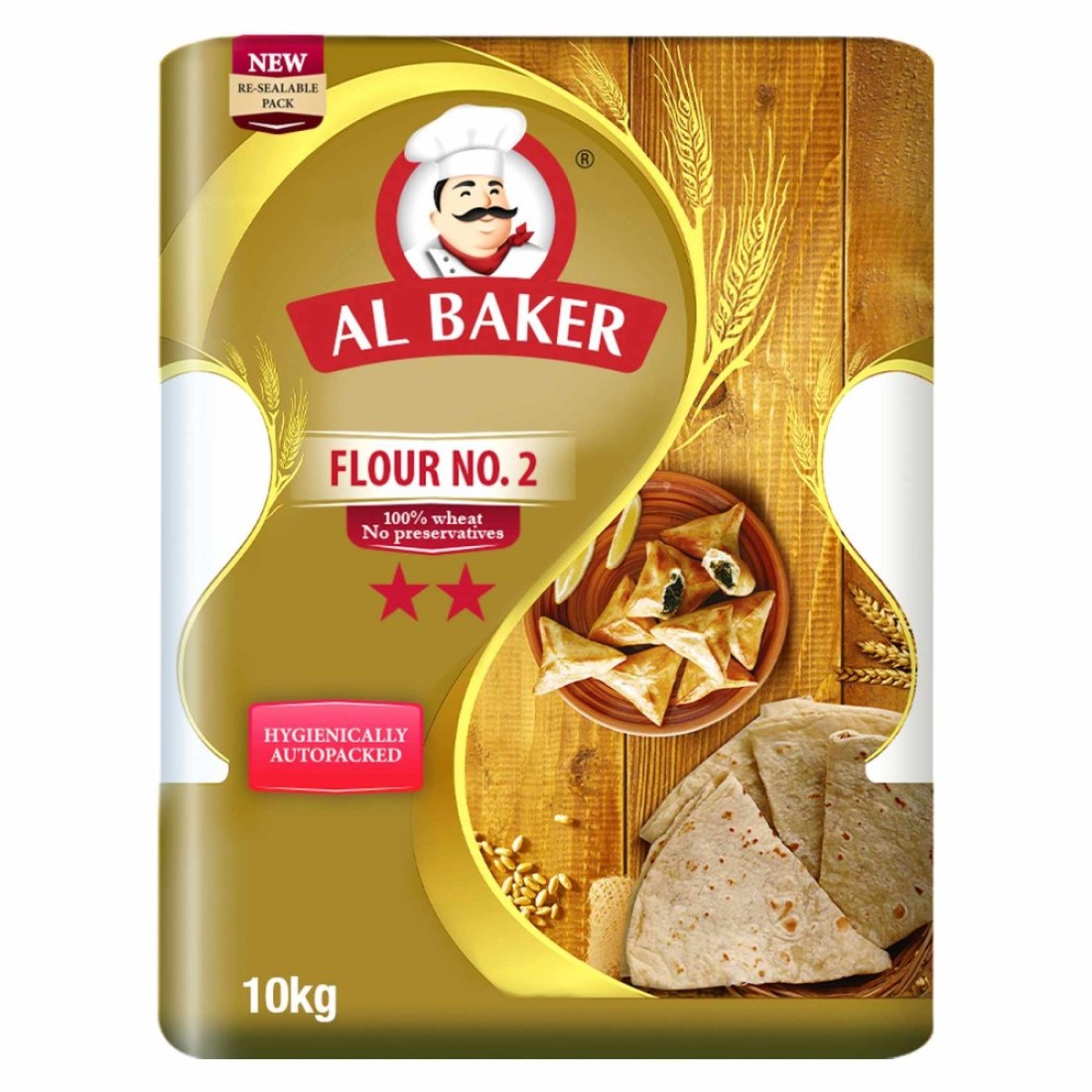 Al Baker Flour Maida Number 2, 10kg