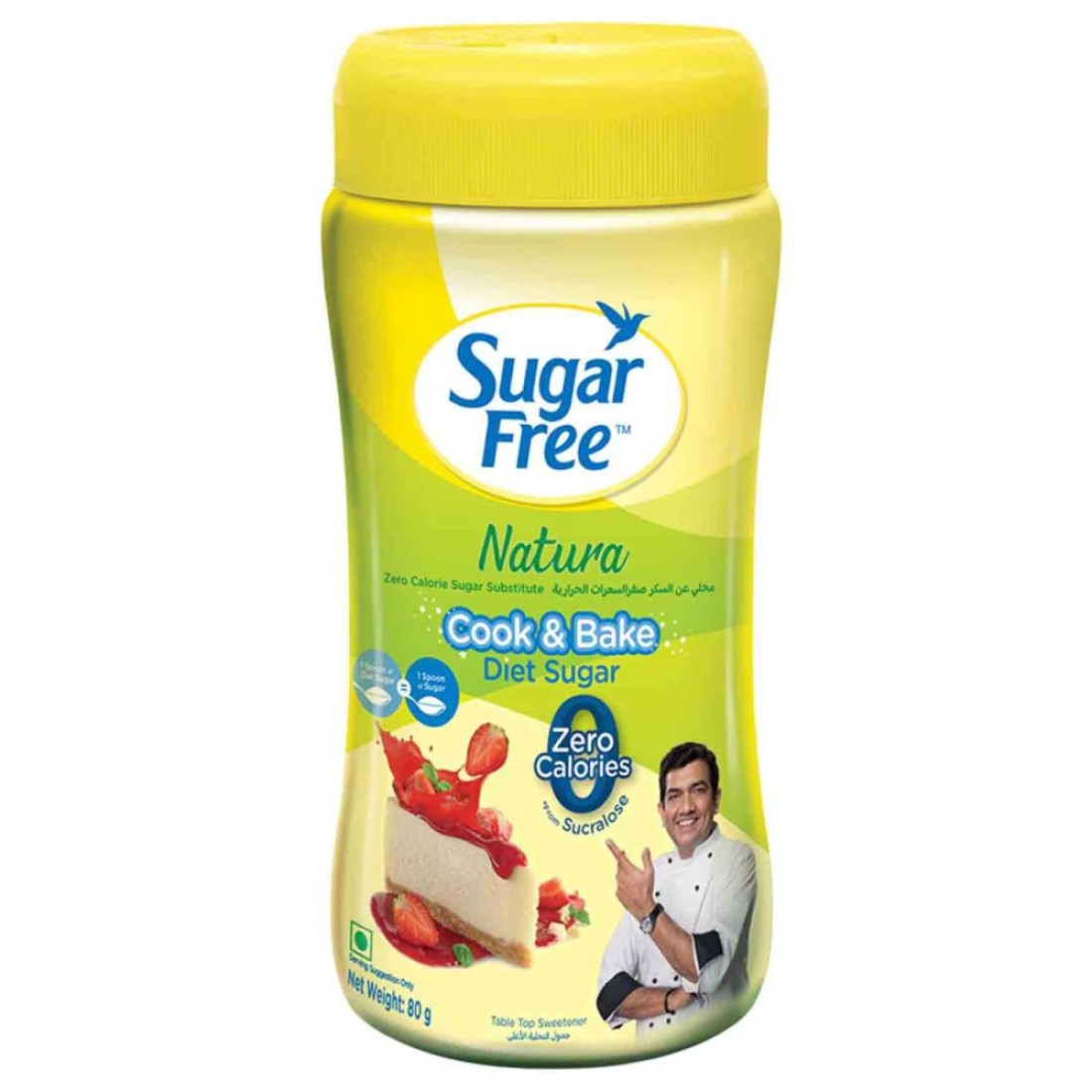 Sugar Free Natura Cook And Bake Diet Sugar 80g