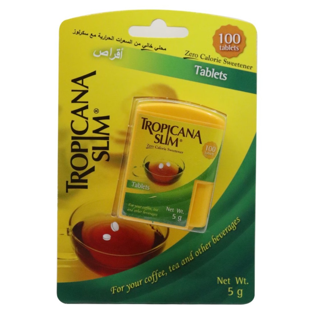Tropicana Slim Zero Calorie Sweetener Diet 100 Tablets