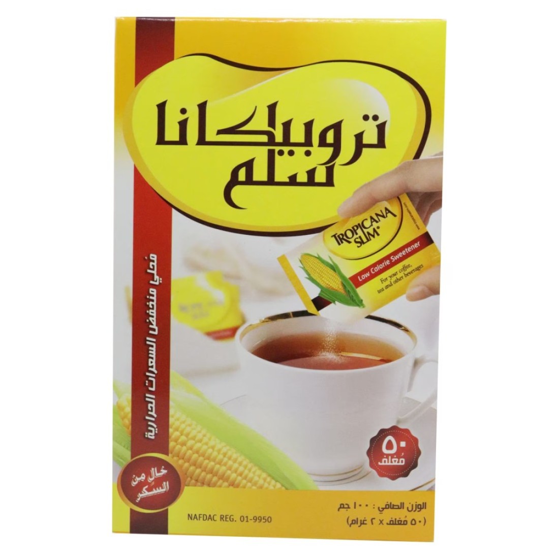 تروبيكانا سليم مُحلي منخفض السعرات الحرارية 100 غرام