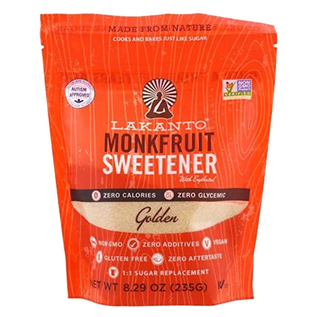 Lakanto Monkfruit Sweetner Gold 235g