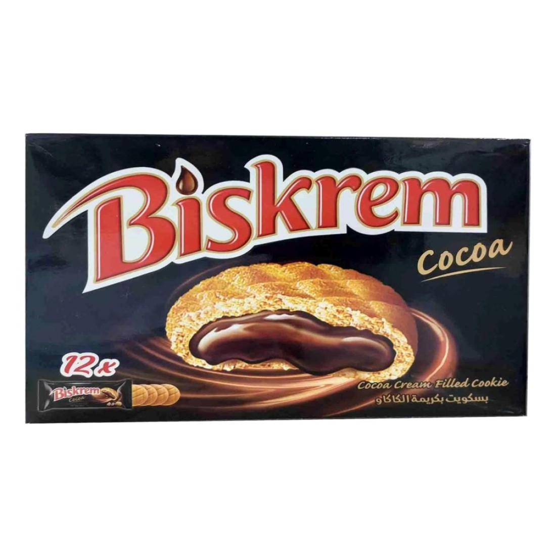 Ulker Biskrem Cocoa Cream Filled Cookie 36g Pack of 12
