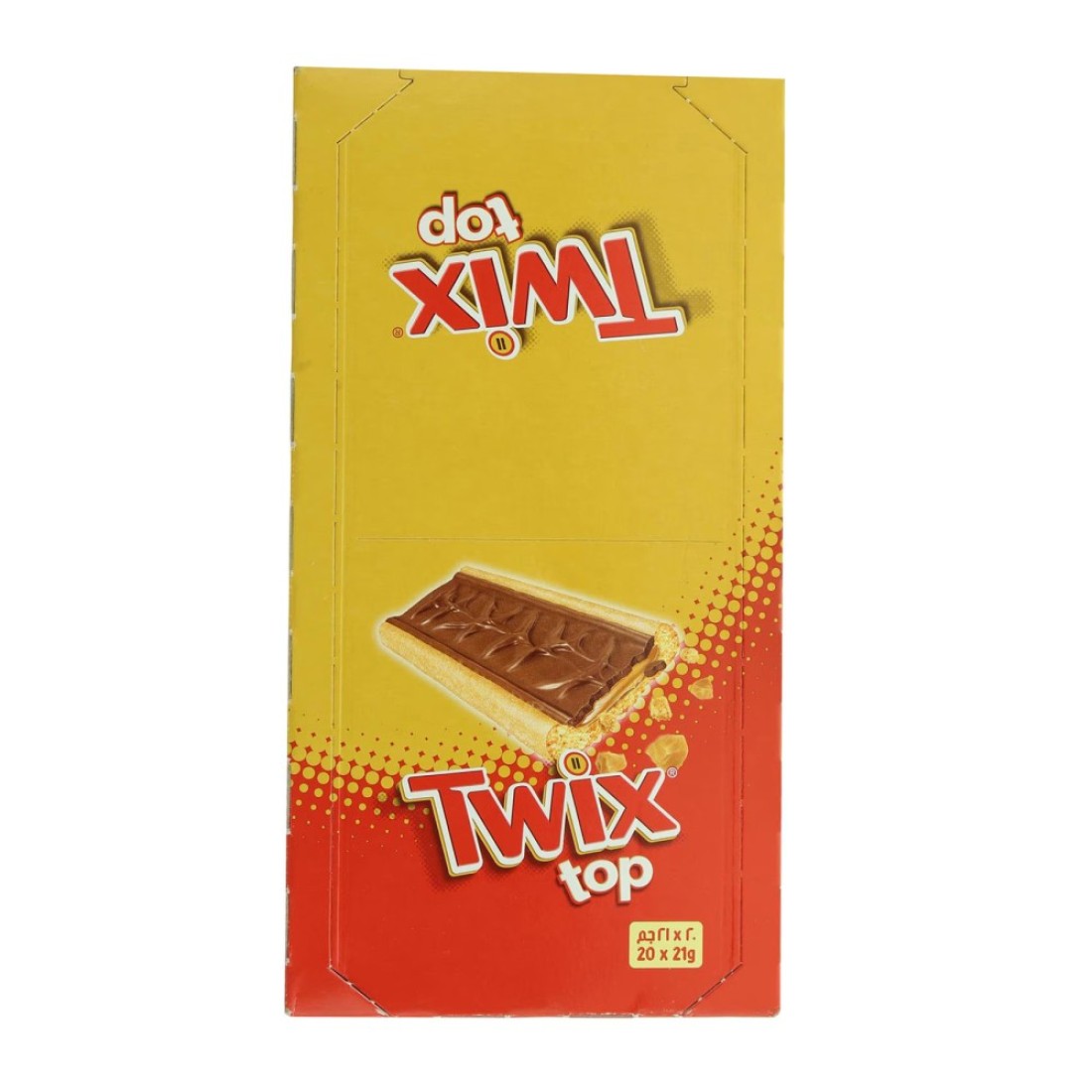 Twix Top Chocolate Bars, 21g Pack of 20
