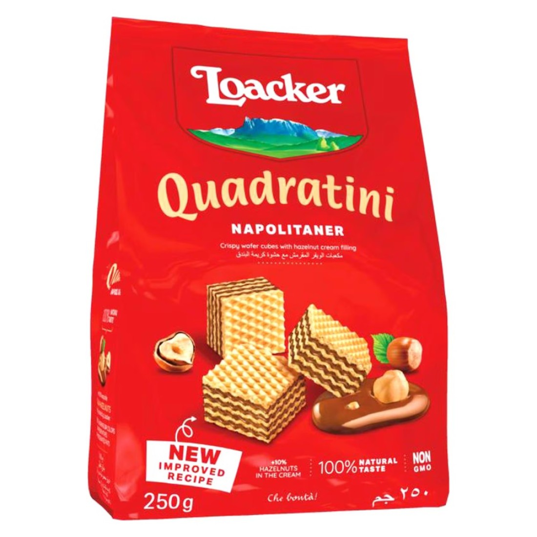 Loacker Quadratini Napolitaner Wafer, 250g