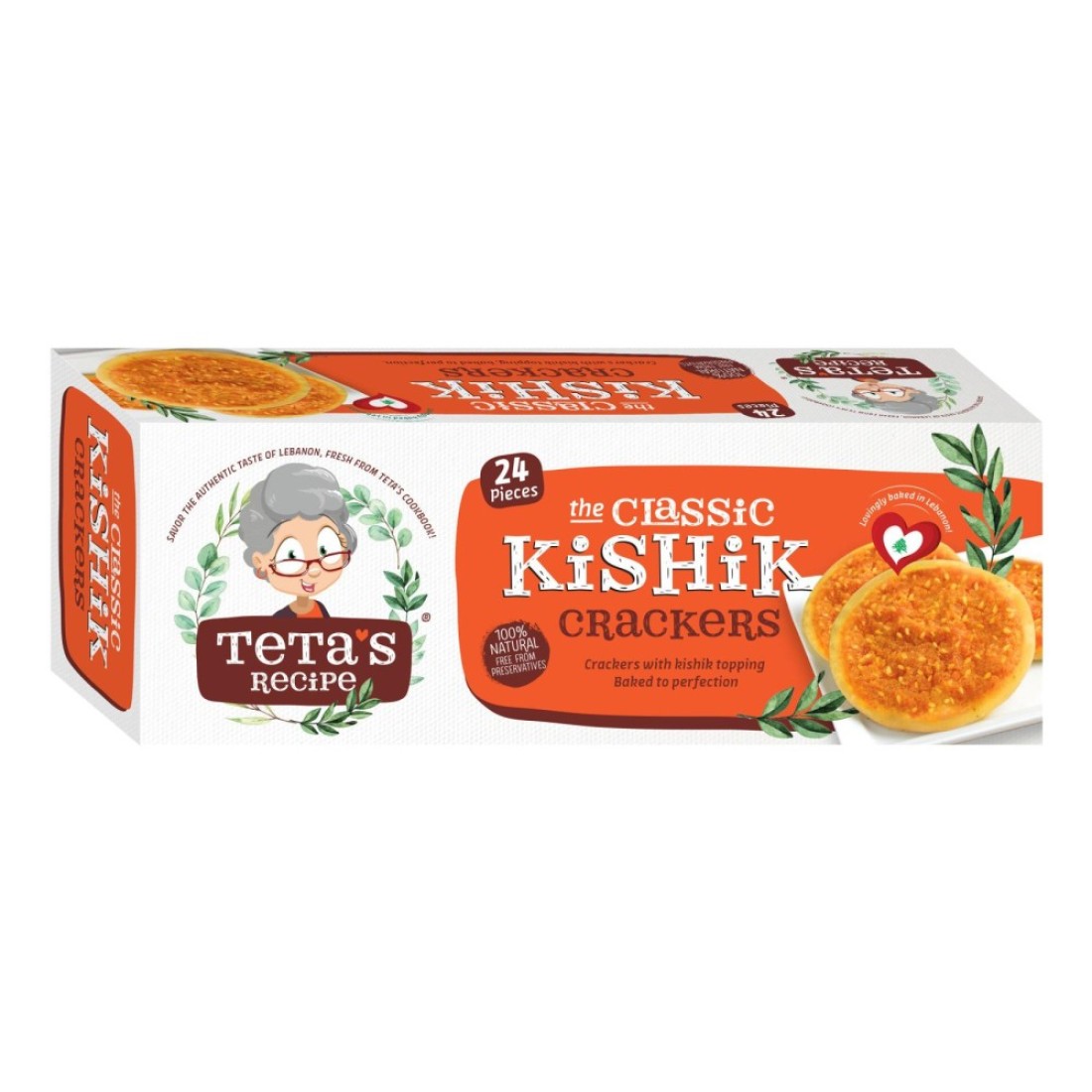 Teta&#39;s Recipe The Classic Kishik Crackers 130g