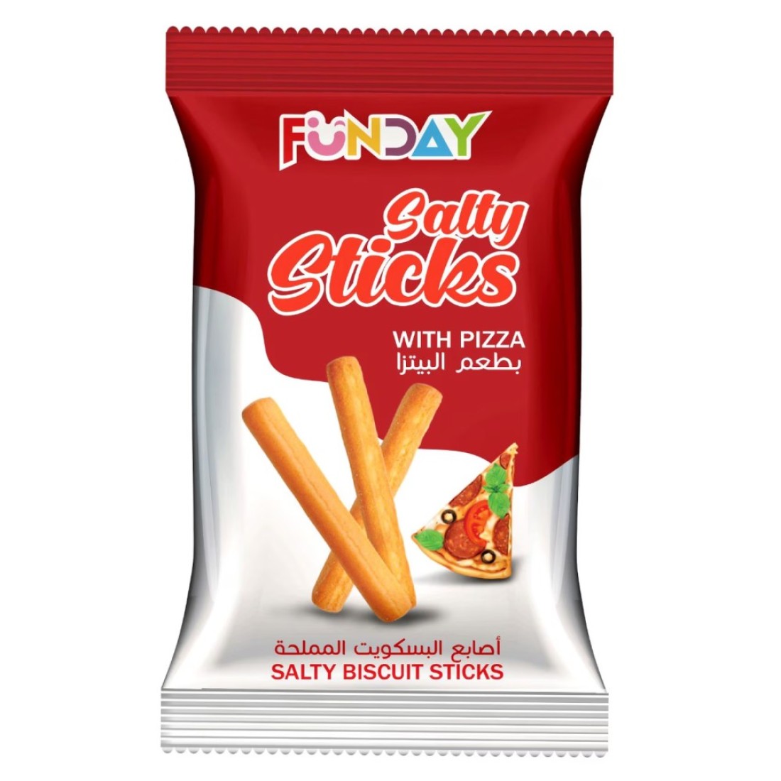 Funday Salty Sticks Biscuit with Pizza 36g