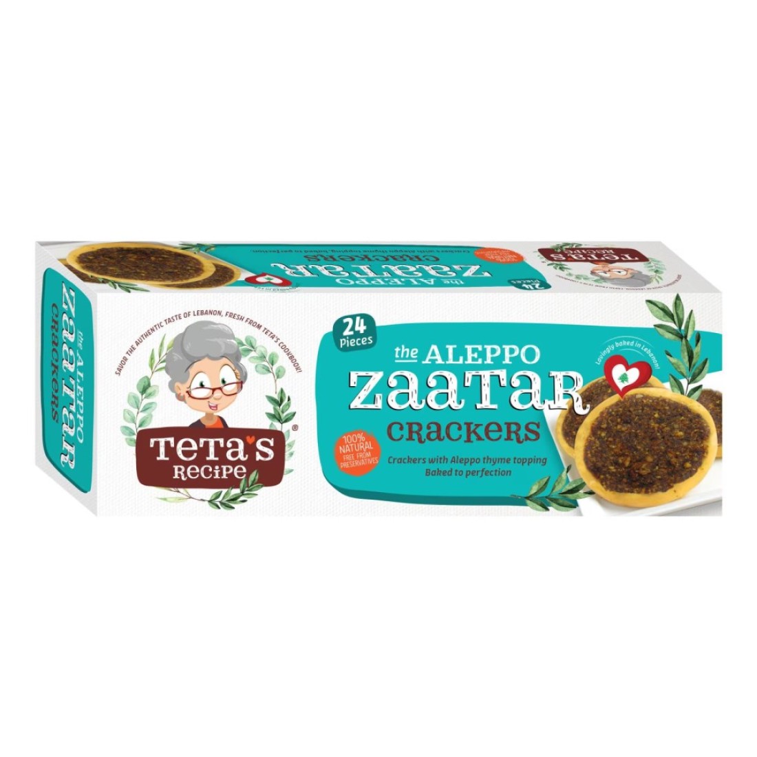 Teta&#39;s Recipe The Aleppo Zaatar Crackers 120g
