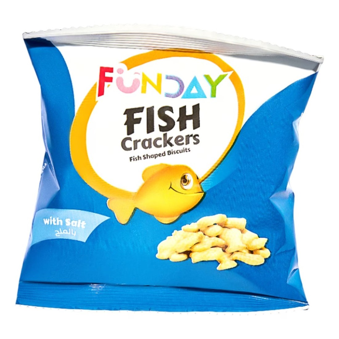 Funday Fish Crackers with Salt 36g