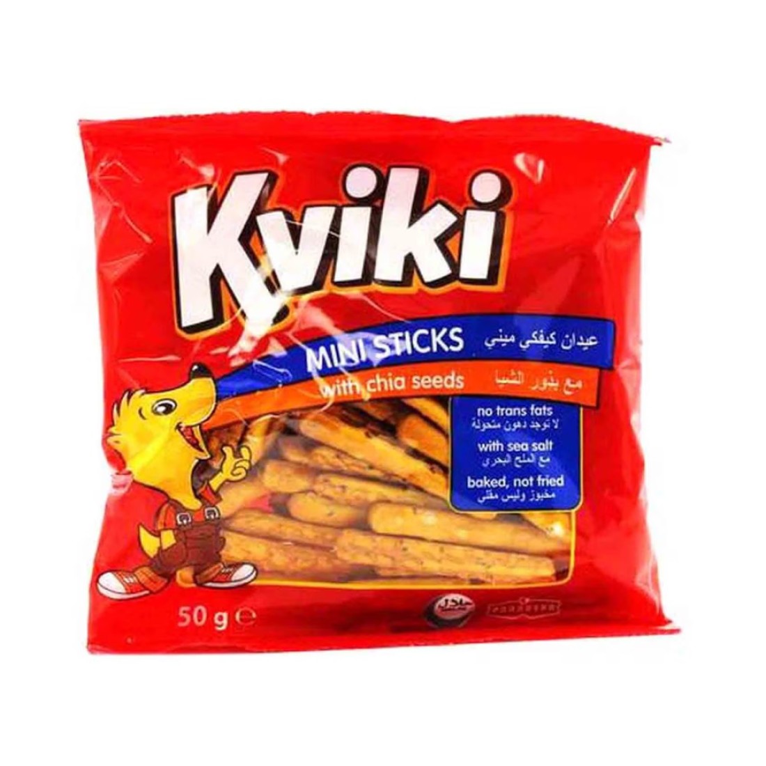 Podravka Kviki Mini Sticks With Chia Seeds And Sea Salt 50g