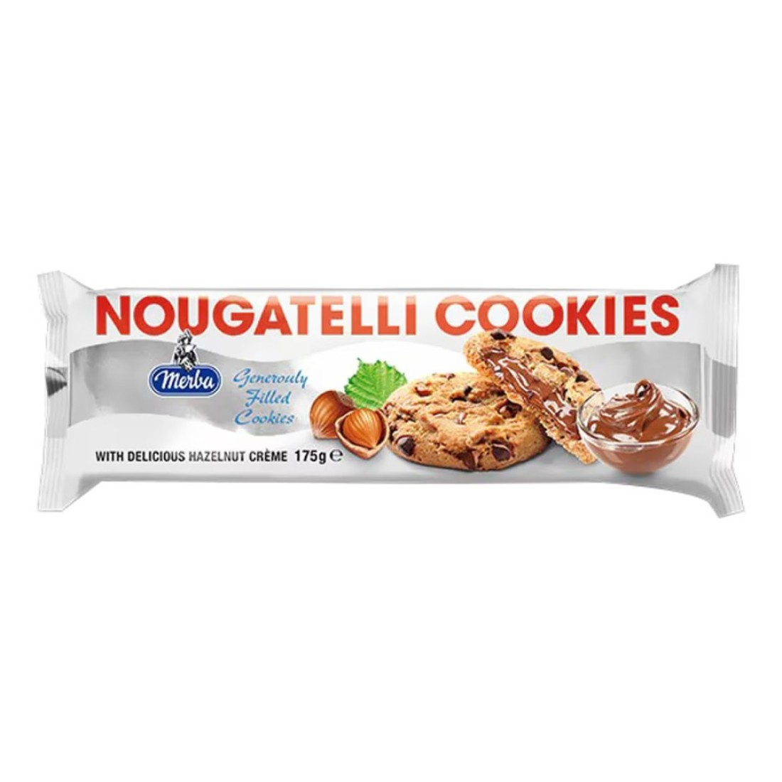 Merba Nougatelli Cookies 175g