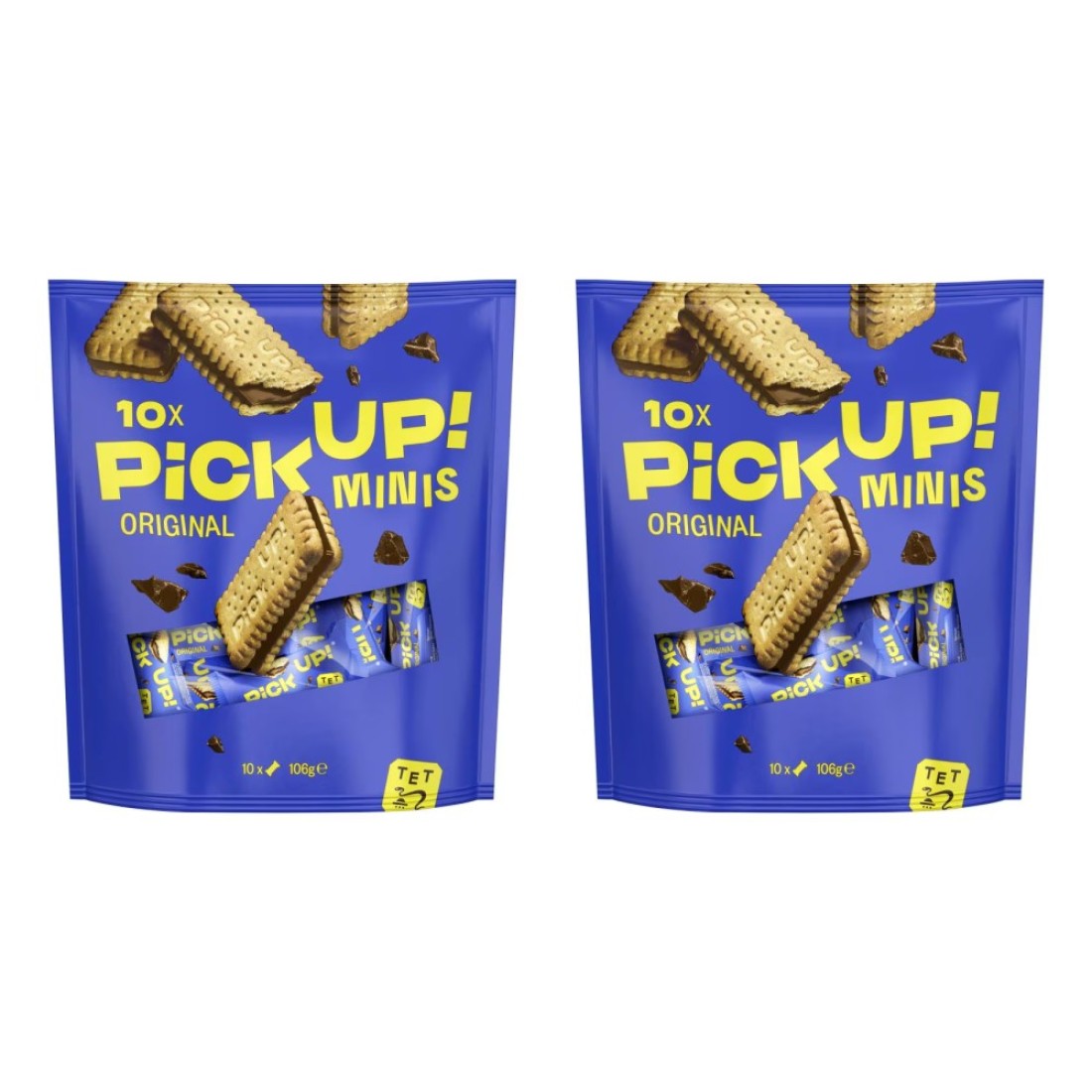Bahlsen Pick-Up! Original Minis Choco Biscuit 106g Pack of 2