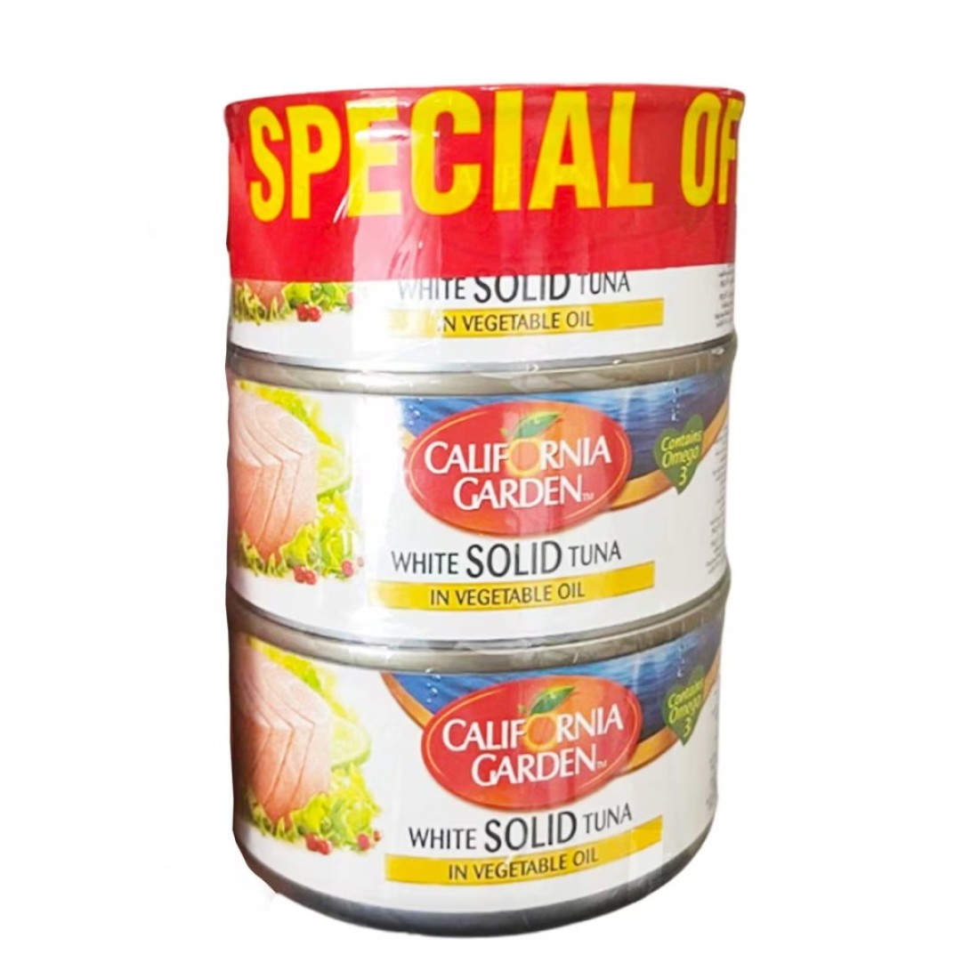 California Garden White Solid Tuna In Vegetable Oil 170g Pack of 3