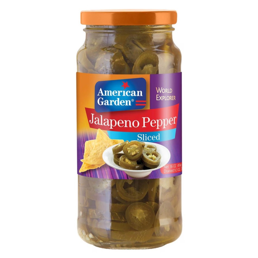American Garden Sliced Jalapeno Pepper, 454g