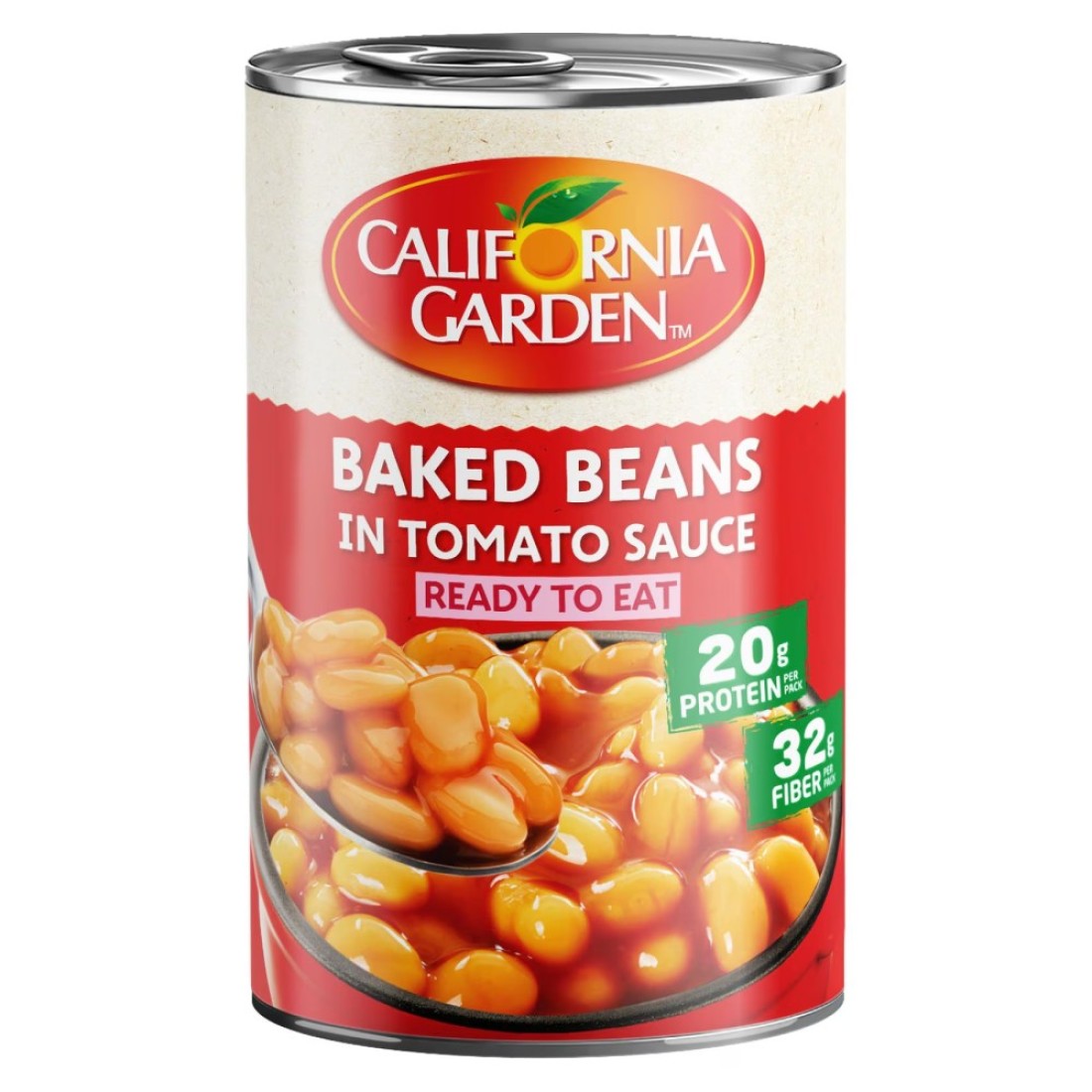 California Garden Ready To Eat Baked Beans In Tomato Sauce 420g