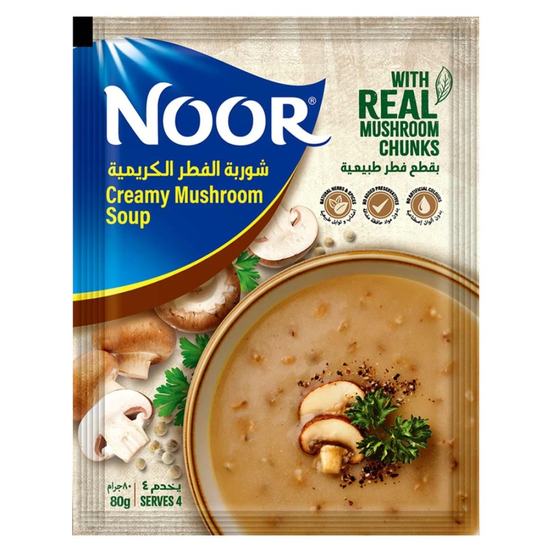 Noor Creamy Mushroom Soup, 80g