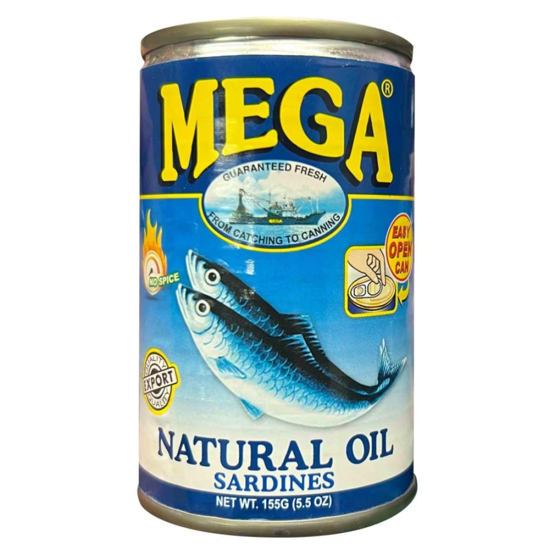 Mega Sardines in Natural Oil 155g