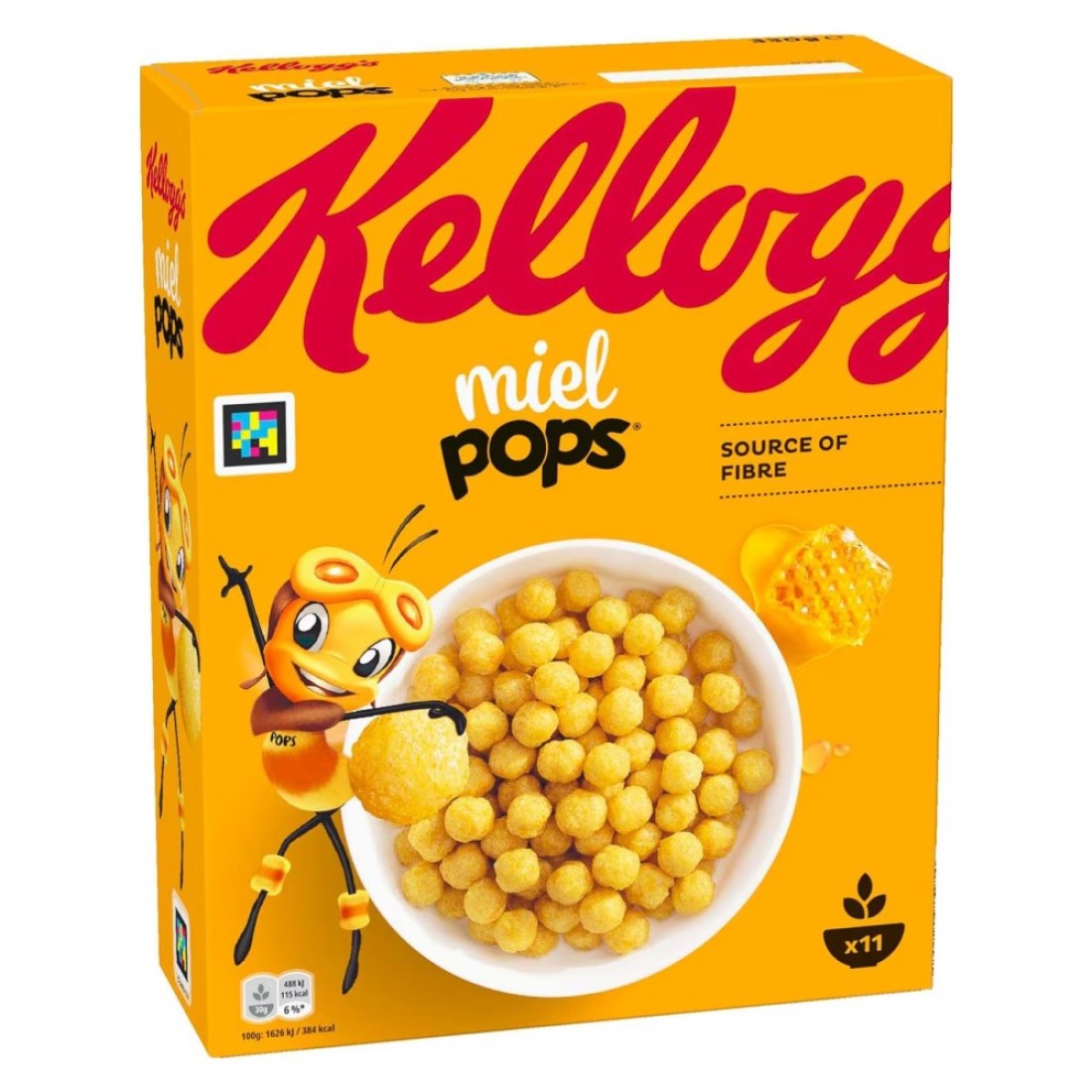 Kellogg&#39;s Miel Pops Cereal 330g