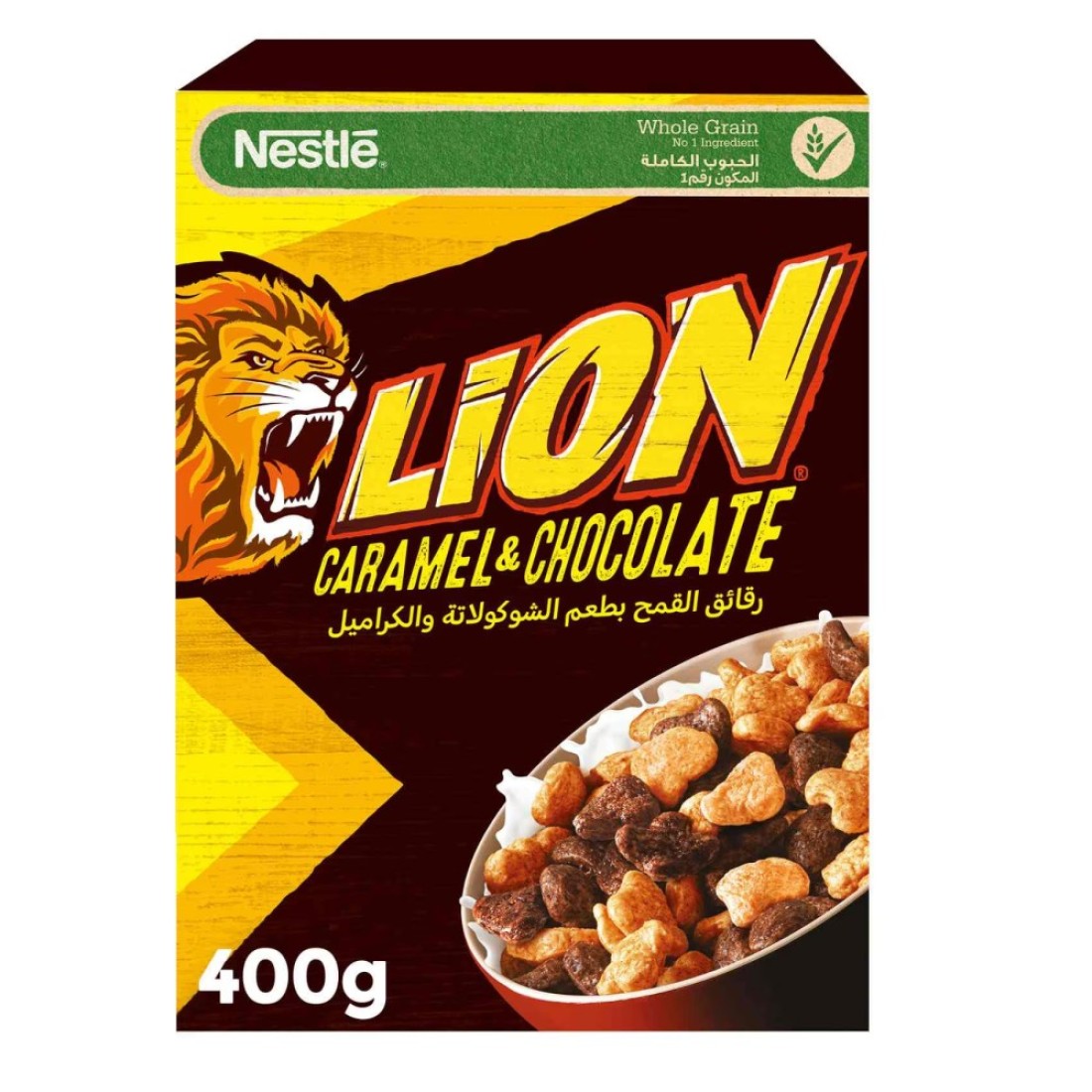 Nestle Lion Caramel and Chocolate Breakfast Cereal, 400g