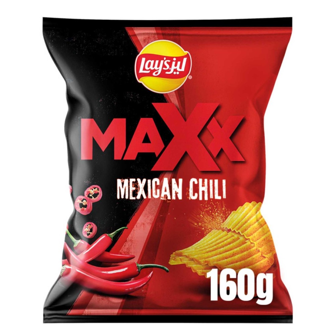 ليز ماكس فلفل حار مكسيكي 160 غرام