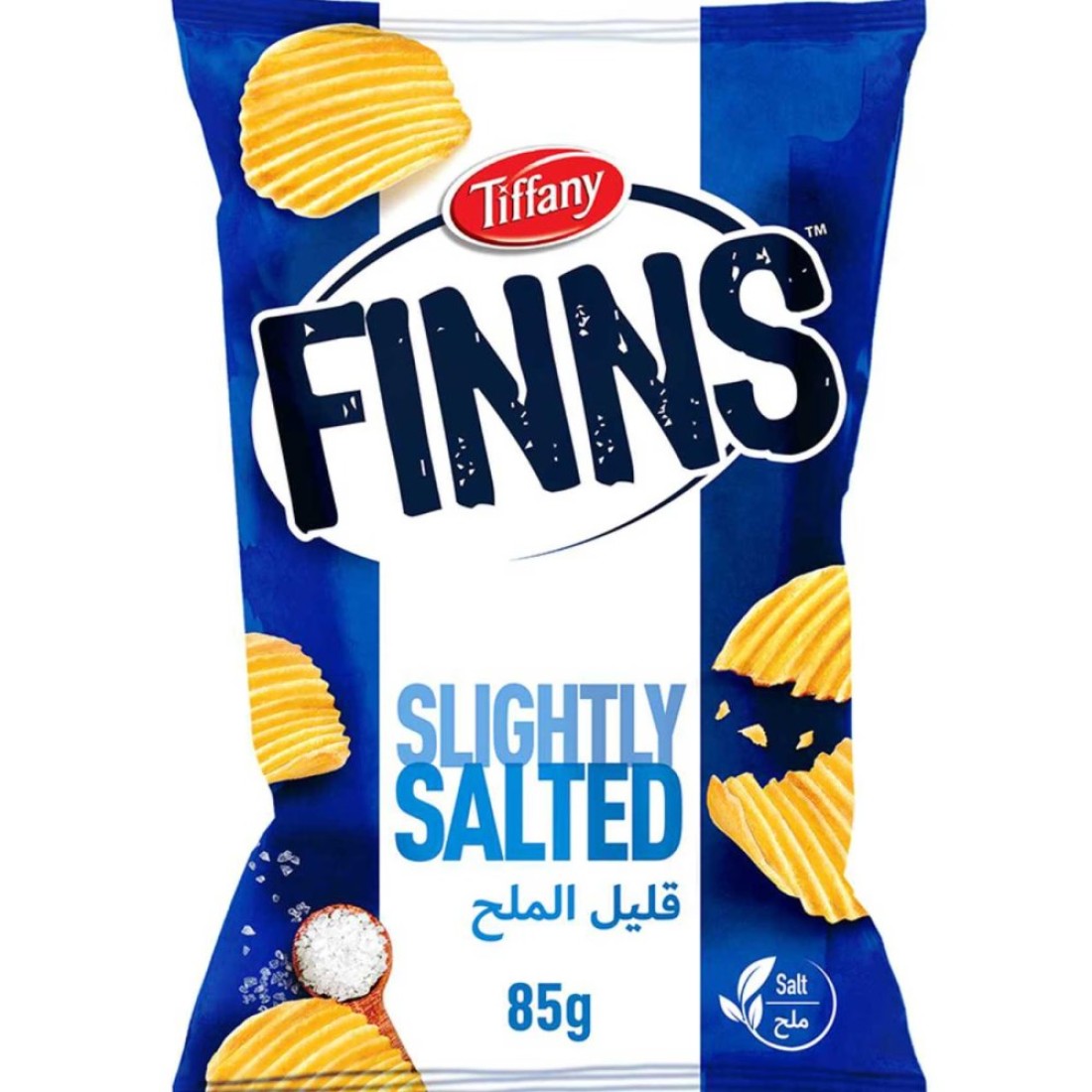 Tiffany Finns Slightly Salted Potato Chips, 85g