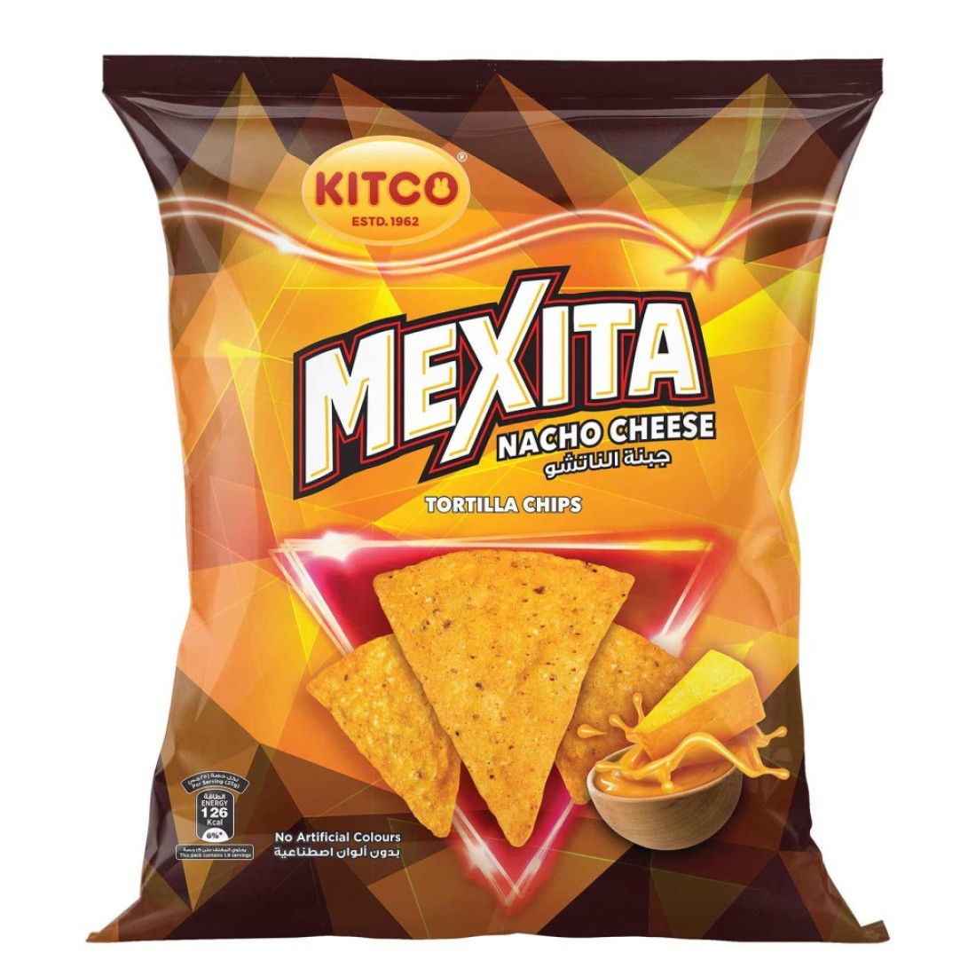 Kitco Mexita Nacho Cheese Tortilla Chips 40g