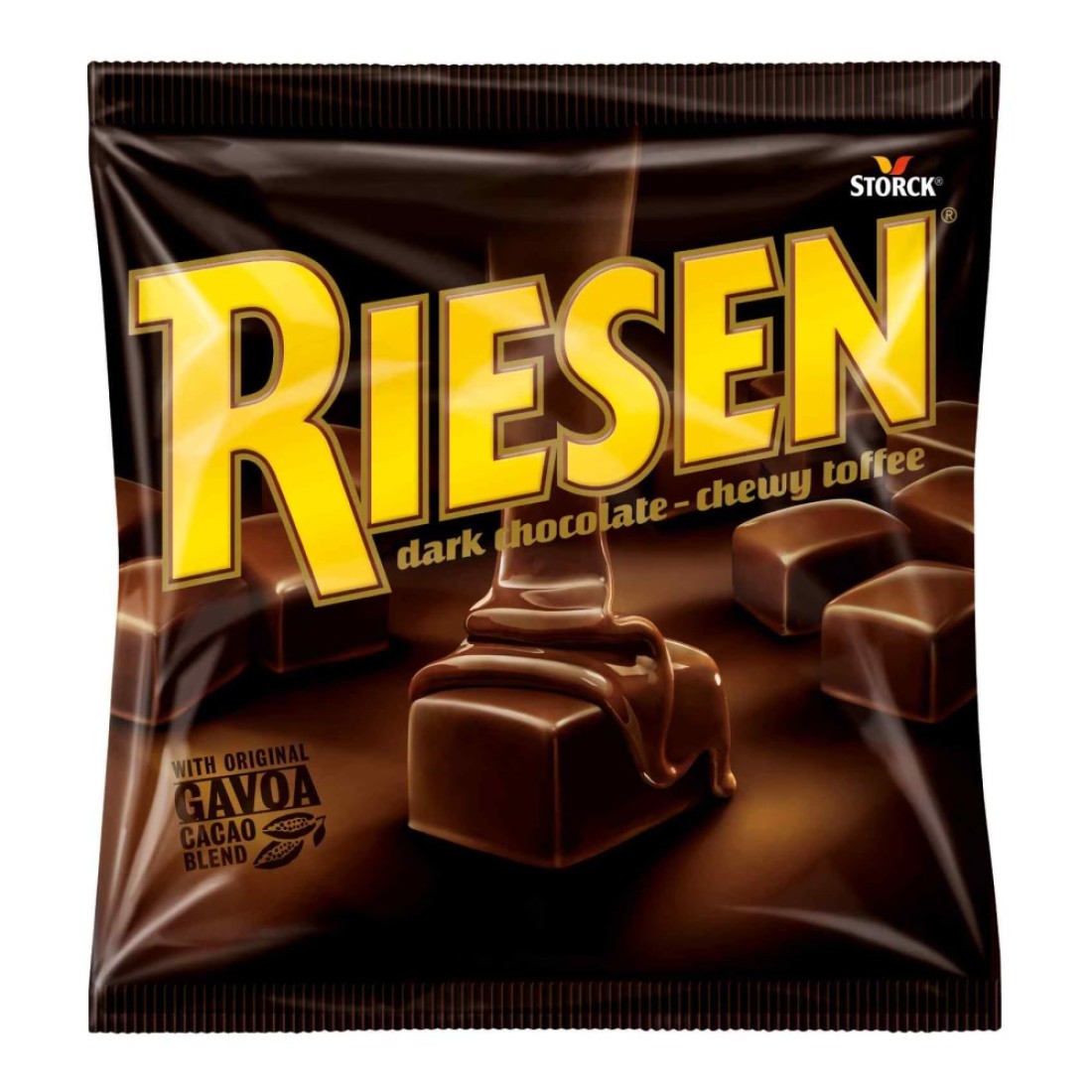Riesen Dark Chocolate Chewy Toffee, 150g