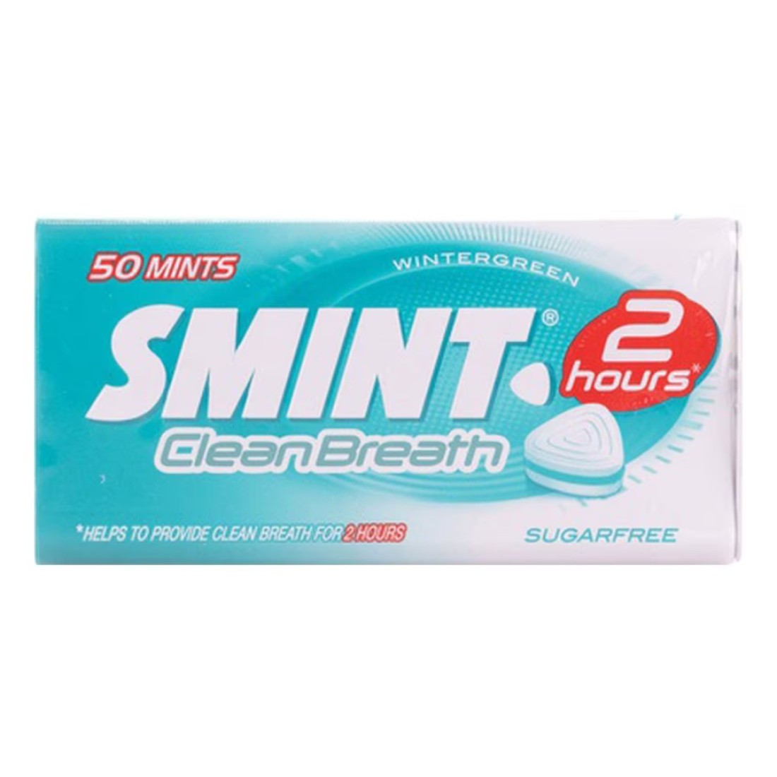 Smint Clean Mints Breath Sugarfree Tin Wintergreen, 35g