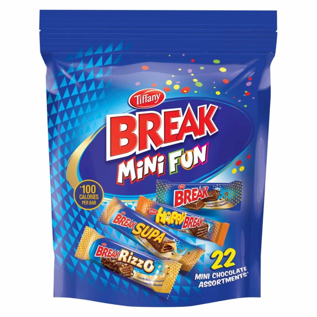 Tiffany Break Mini Fun Chocolate Bar, 384g
