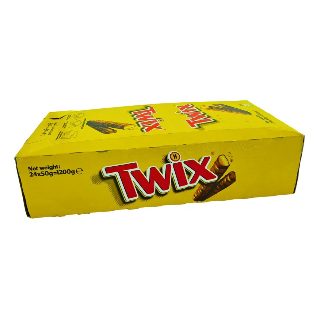 Twix Chocolate Bar, 50g Pack of 24