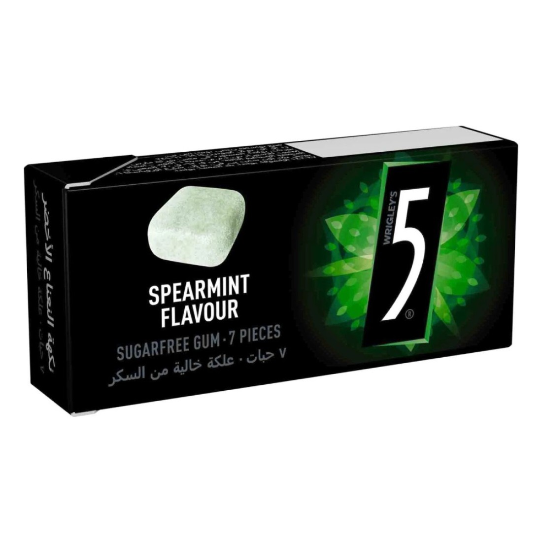 Wrigley&#39;s 5 Spearmint Flavour Sugarfree Chewing Gum, 14.4g