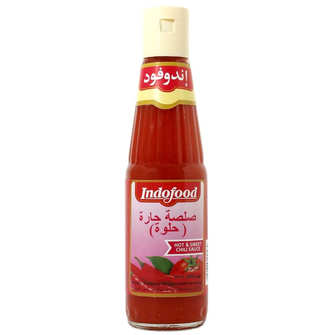 Indofood Hot and Sweet Chili Sauce 340ml