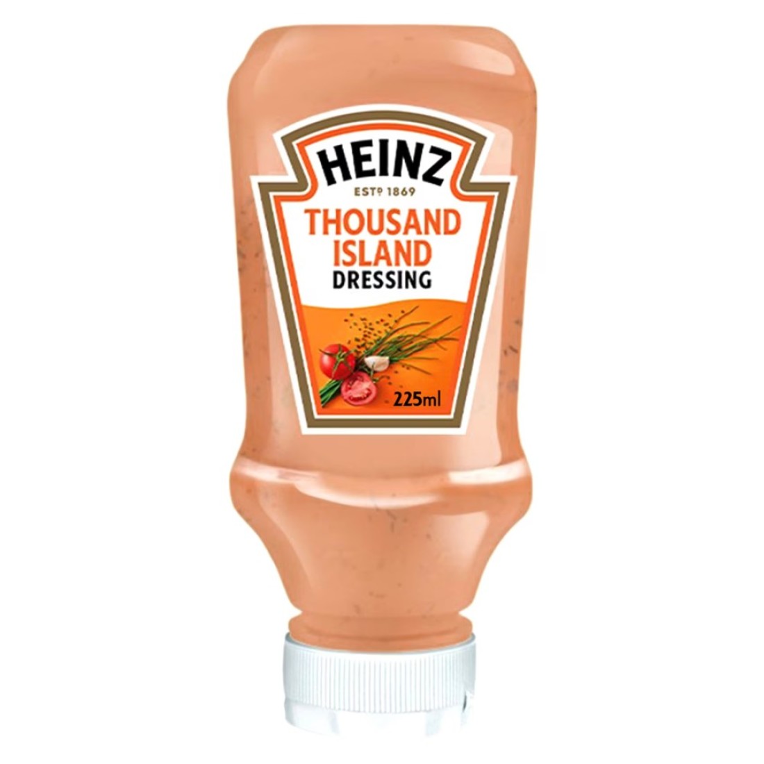 Heinz Thousand Island Dressing Top Down Sqeezy Bottle 225ml
