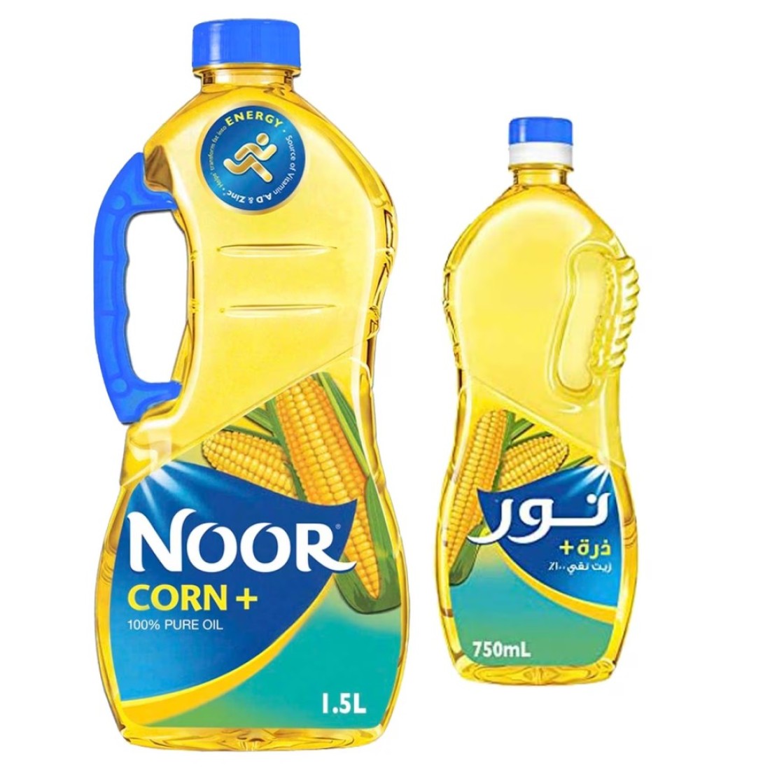 Noor Corn Plus Pure Oil, 1.5L+750ml