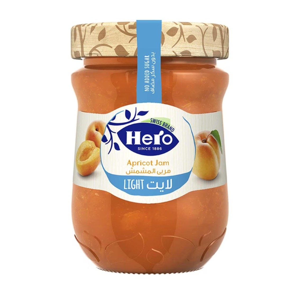 هيرو مربى مشمش لايت 320 غرام