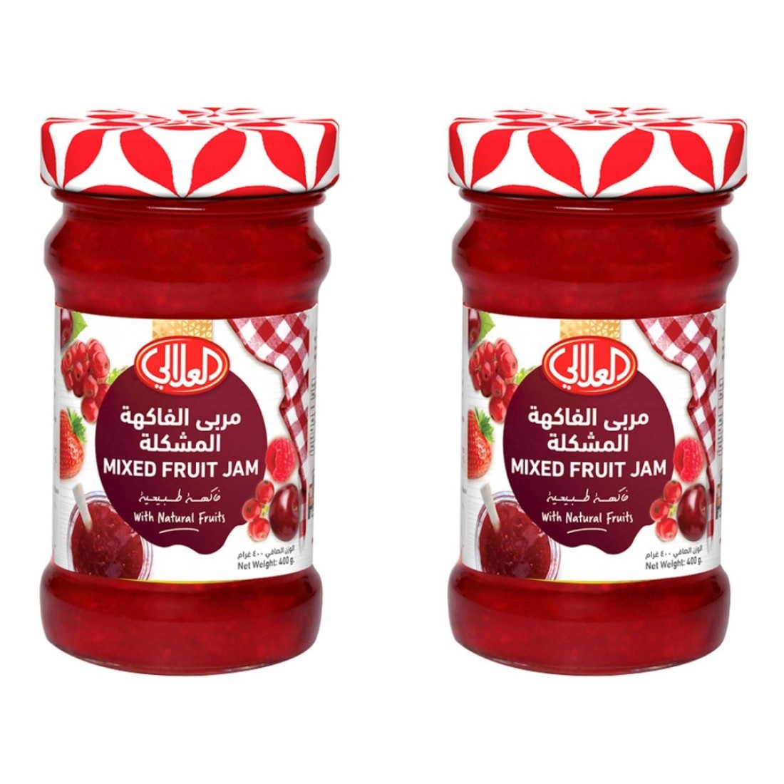 Al Alali Mixed Fruit Jam 400g Pack of 2