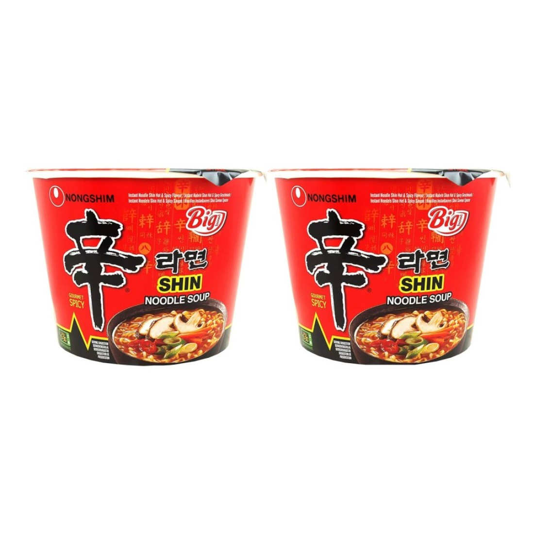 Nongshim Ramyum Gourmet Spicy Shin Noodle 114g Pack of 2
