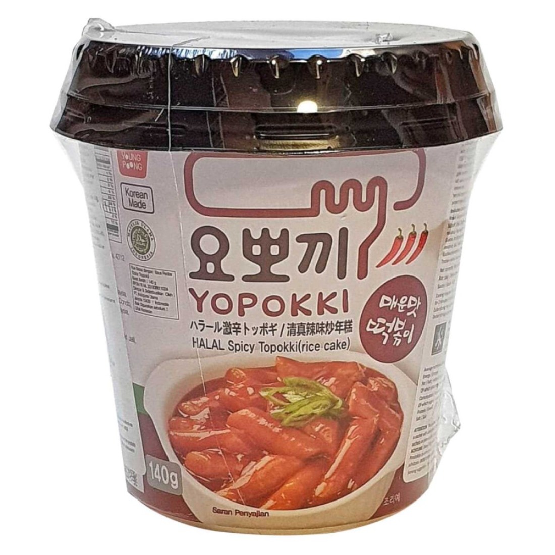 Yopokki Hot And Spicy Topokki 140g