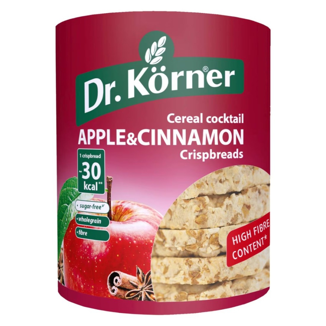 Dr. Korner Cereal Cocktail with Apple and Cinnamon Crispbreads 90g