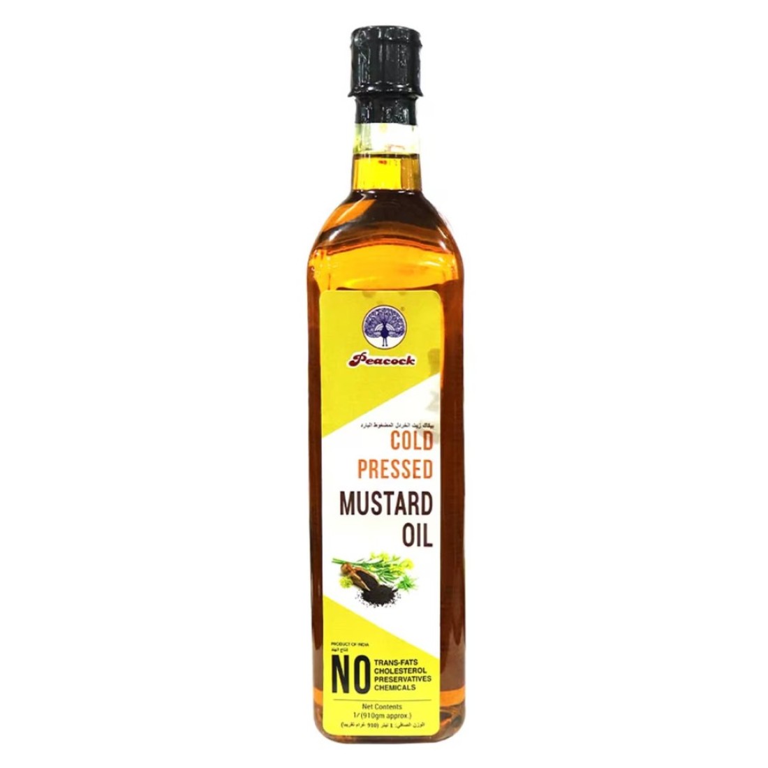 Peacock Cold Press Mustard Oil 1L