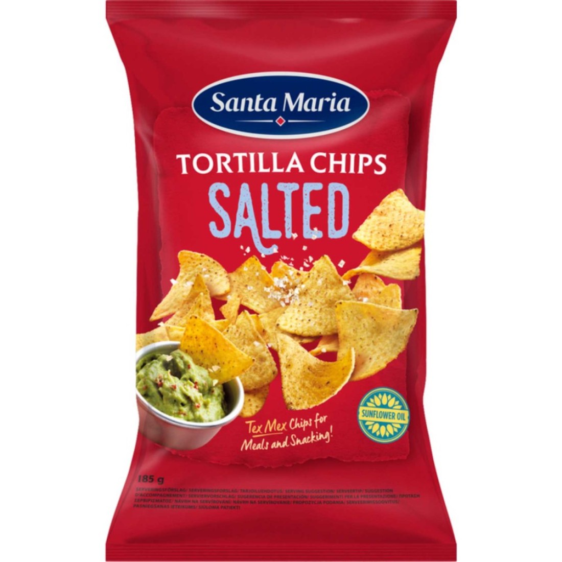 Santa Maria Organic Crispy Corn Salted Tortilla Chips 125g
