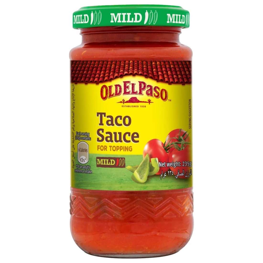 Old El Paso Mild Taco Sauce for Topping, 235g