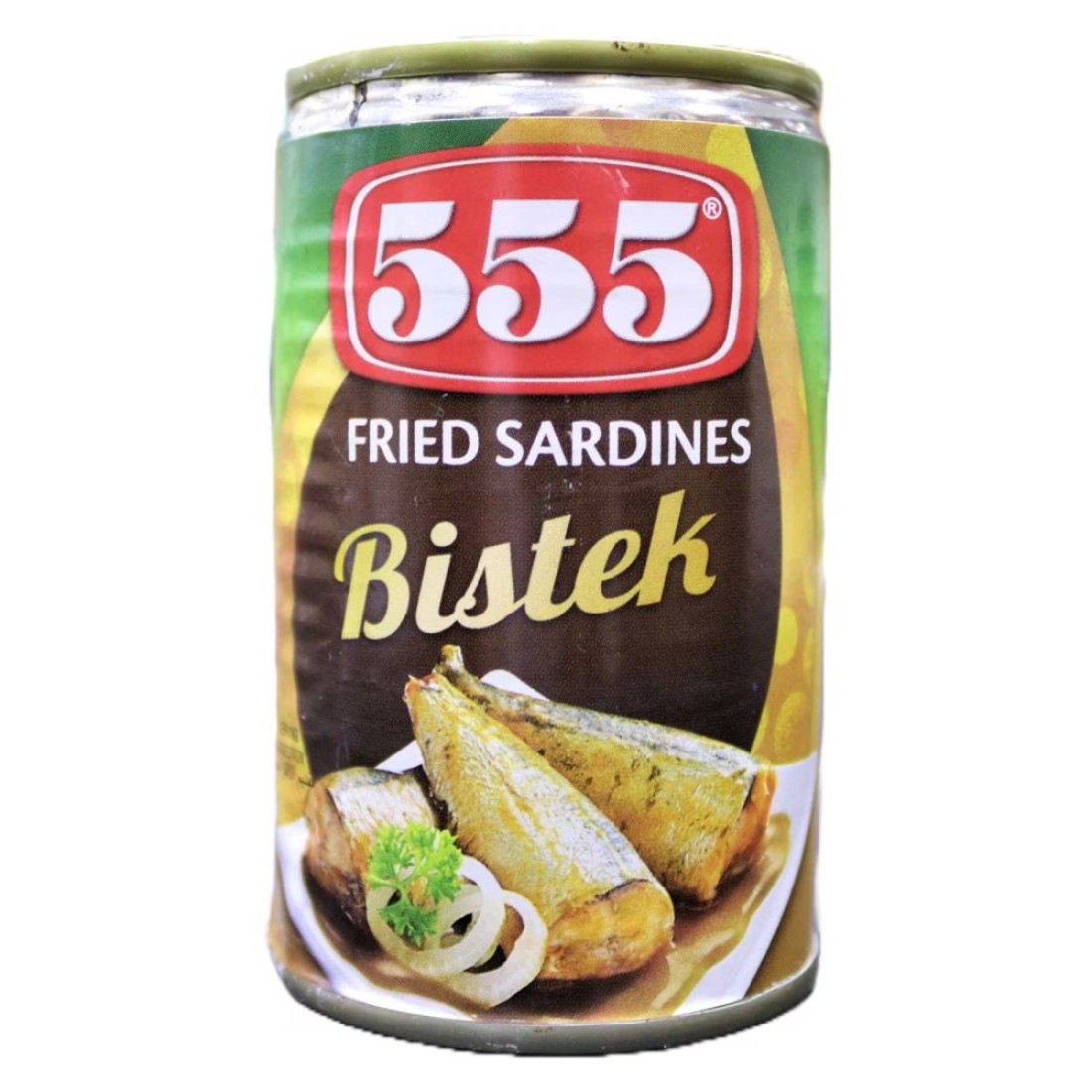 555 بيستك سردين مقلي 155 غرام