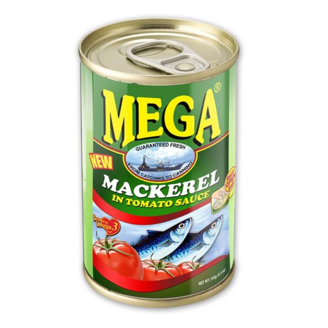 Mega Mackerel In Tomato Sauce 155g