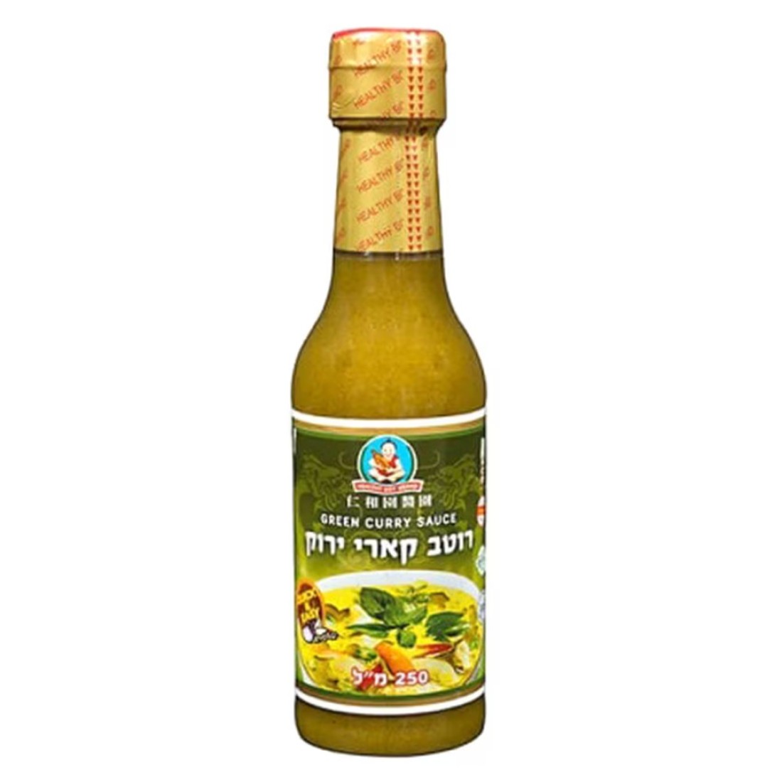 Dek Som Boon Healthy Boy Green Curry Cooking Dipping and Dressing Sauce 250g