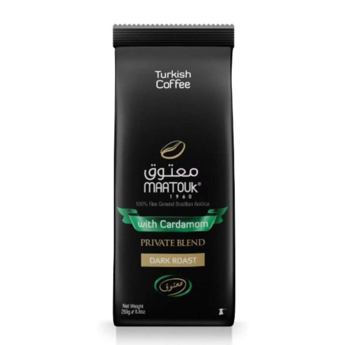 Maatouk Private Blend With Cardamom Dark Roast Coffee 250g