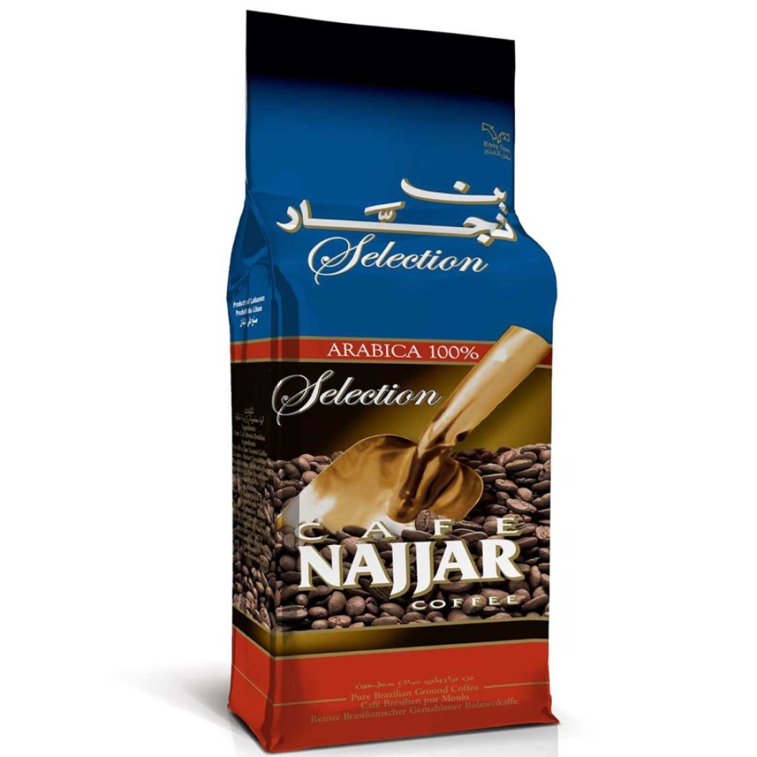 Cafe Ajar Pure Brazilian Plain Selection Ground Coffee, 450g