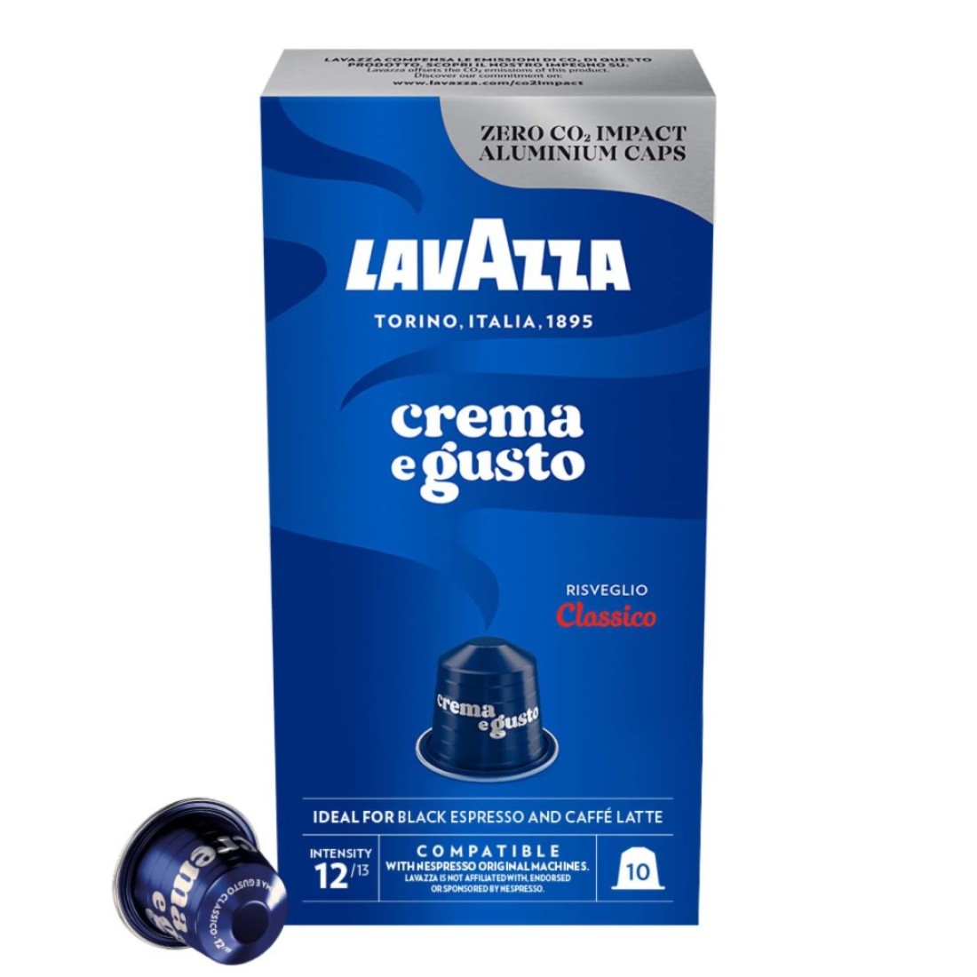 Lavazza Crema E Gusto Classico Coffee Capsules 10 Capsules