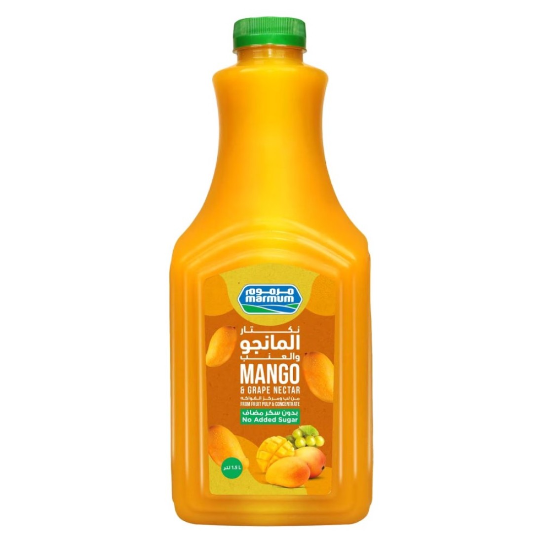 مرموم المانجو والعنب بدون سكر مضاف 1.5 لتر