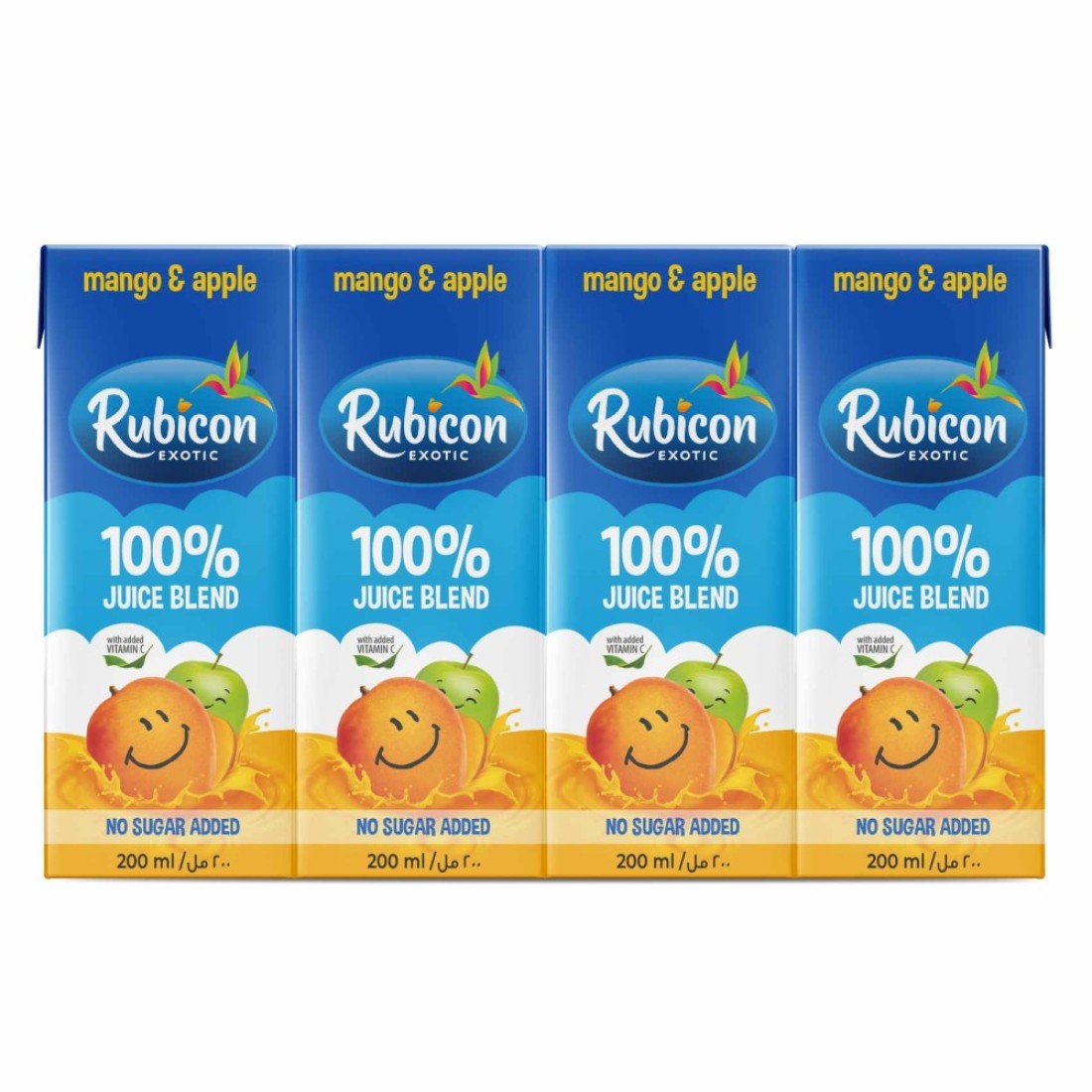 Rubicon Mango and Apple NSA 200ml x Pack Of 4